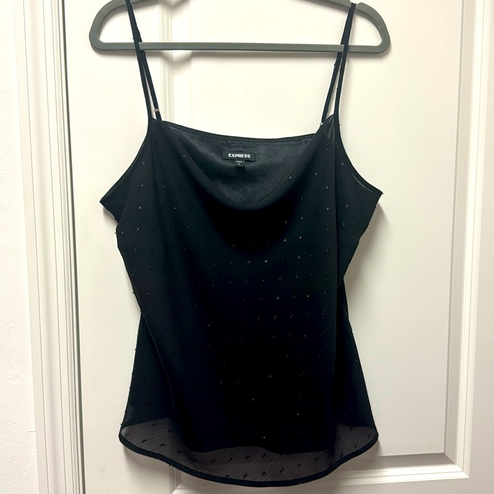 MWOT Express black spaghetti strap top